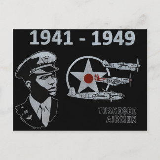 Carte Postale Les aviateurs de Tuskegee