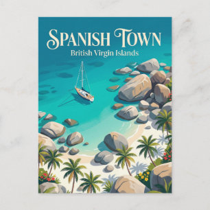 Carte Postale Les Bains îles Vierges britanniques