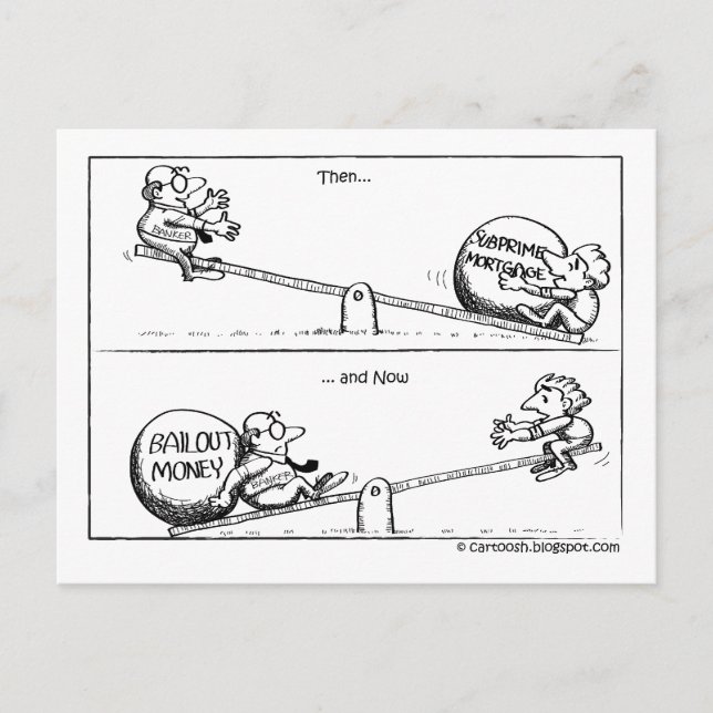 Carte Postale Les Banques Font-Elles Des Prêts ? (Devant)