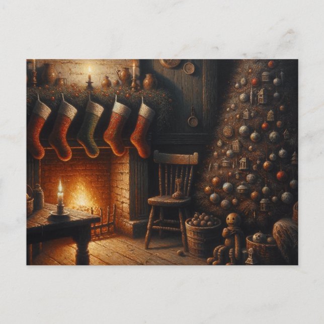 Carte Postale Les Bas Sont Suspendus Mais Il Y A Quelques Jouets (Devant)