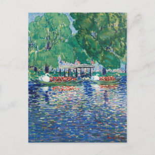 Carte Postale Les bateaux à cygne   George Luks