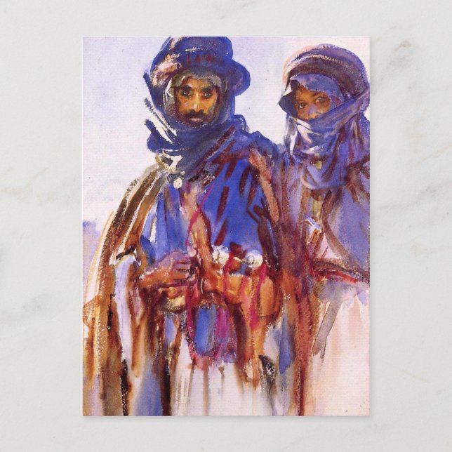 Carte Postale Les bédouins de John Singer Sargent (Devant)