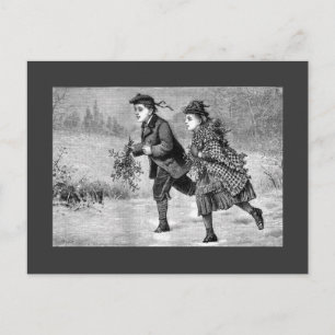 Carte Postale Les Black and White