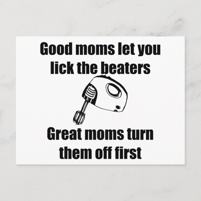 Carte Postale Les Bonnes Moms Vous Permettent De Lancer Les Bate (Devant)