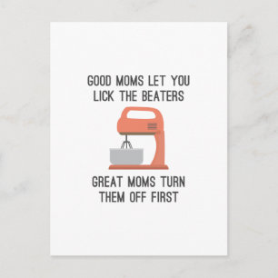 Carte Postale Les Bonnes Moms Vous Permettent De Lancer Les Bate
