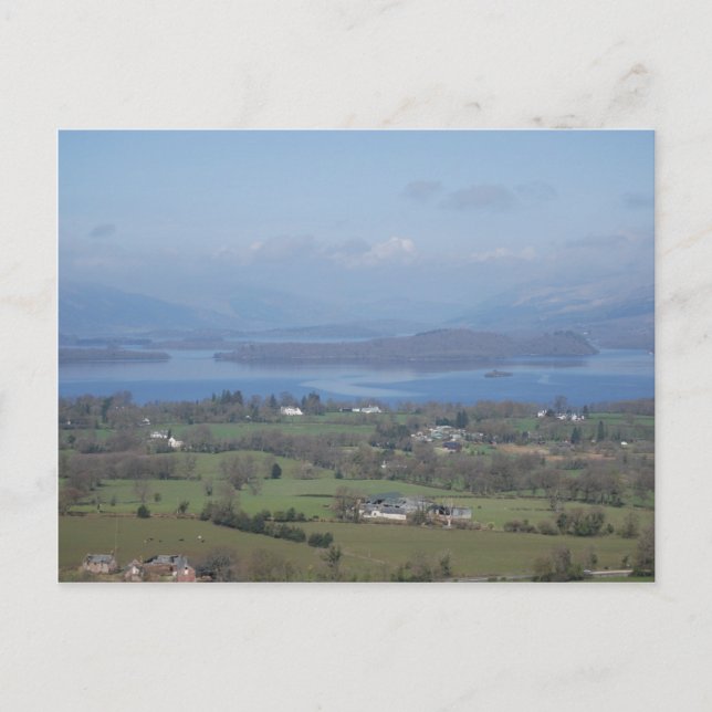 Carte Postale Les Bonnie Banks de Loch lomond (Devant)
