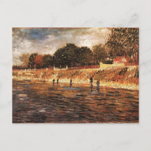 Carte Postale Les bords de Seine, Vincent van Gogh