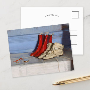 Carte Postale Les bottes de Mlle Simpson   William Nicholson