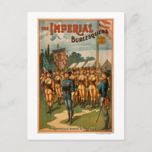 Carte Postale Les Burlesquers Impériaux Jouent Des Soldats Fémin