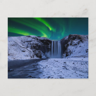 Carte Postale Les cascades   Cascade Skógafoss