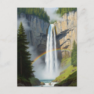 Carte Postale Les cascades de Krimml Autriche Chute d'eau la pl