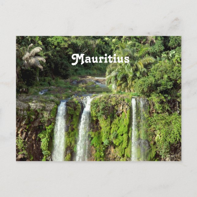 Carte Postale Les cascades Maurice (Devant)