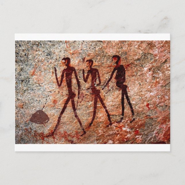 Carte Postale Les célèbres peintures rupestres préhistoriques (Devant)