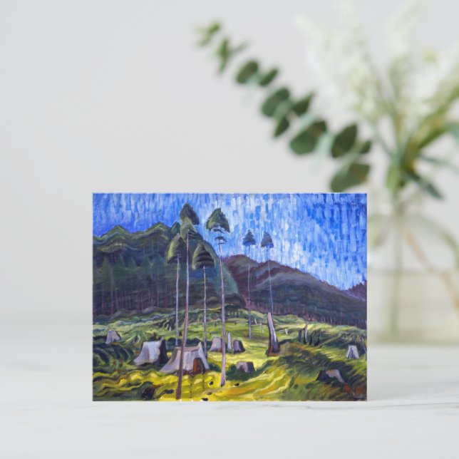 Carte Postale Les chances et les fins | Emily Carr | (Debout devant)