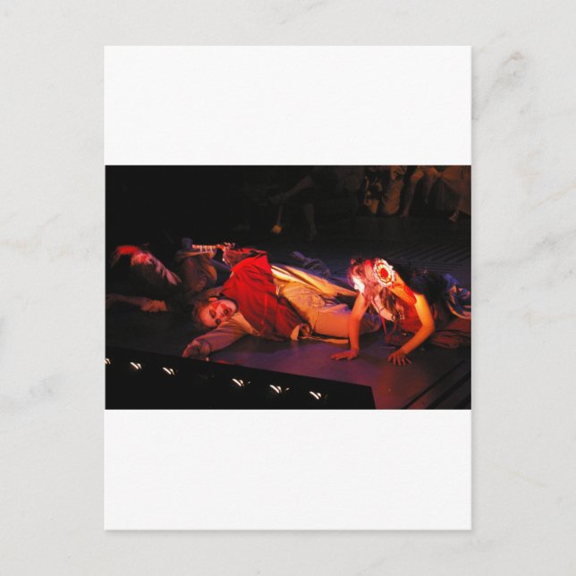 Carte Postale Les chanteurs (Devant)