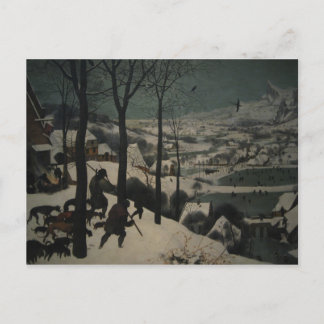 Carte Postale Les Chasseurs dans la neige de Bruegel