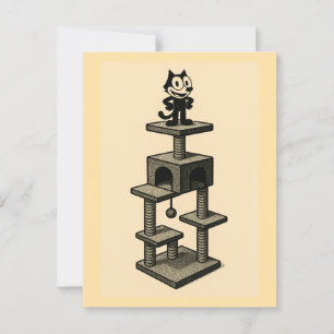 Carte Postale Les chats aiment les chats