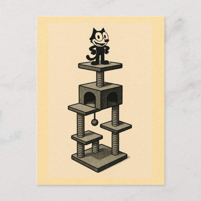 Carte Postale Les chats aiment les chats (Devant)