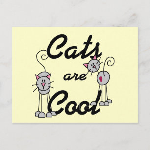 Carte Postale Les chats sont des t-shirts et des cadeaux Cool