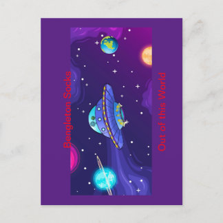 Carte Postale Les Chaussettes officielles "Bengleton : Out of th