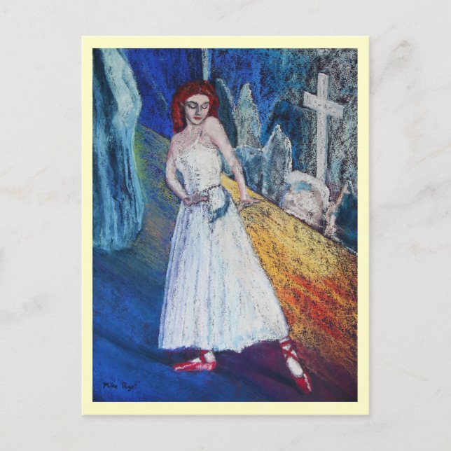 Carte Postale Les chaussures rouges (Devant)