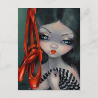 Carte postale "Les Chaussures rouges"