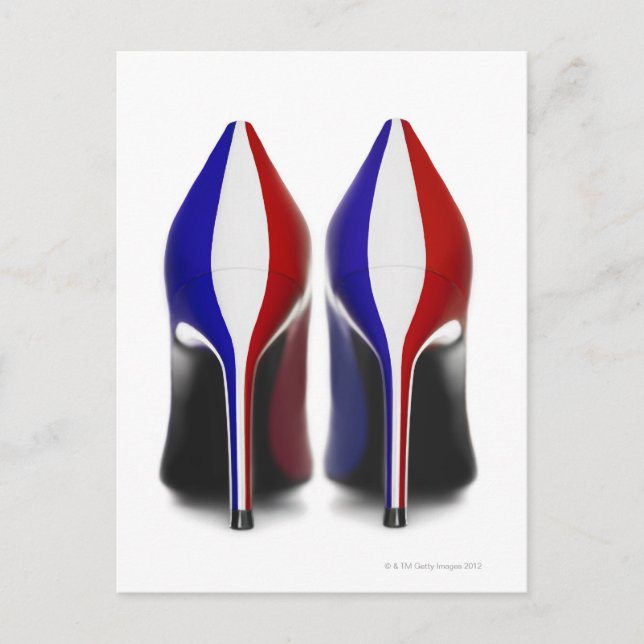 Carte Postale Les chaussures sont des chaussures à talons hauts  (Devant)