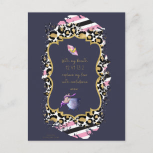 Carte Postale Les chiffres de Grabovoi pour la liberté de la peu