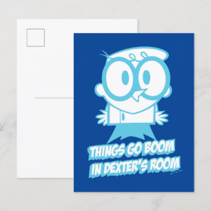 Carte Postale Les choses bougent dans la chambre de Dexter