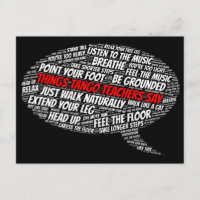 Les choses Les professeurs de Tango disent Argenti