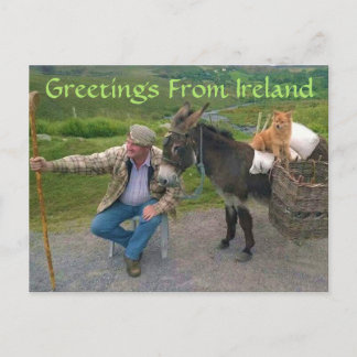 Carte Postale Les choses que vous verrez en Irlande