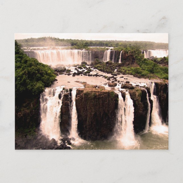 Carte Postale Les chutes d'Argentine (Devant)