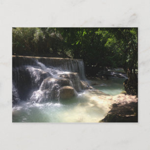 Carte Postale Les chutes de Kuang Si
