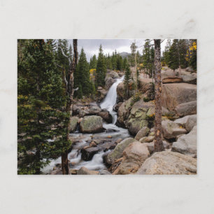Carte Postale Les Chutes De L'Alberta Dans Le Parc National Rock
