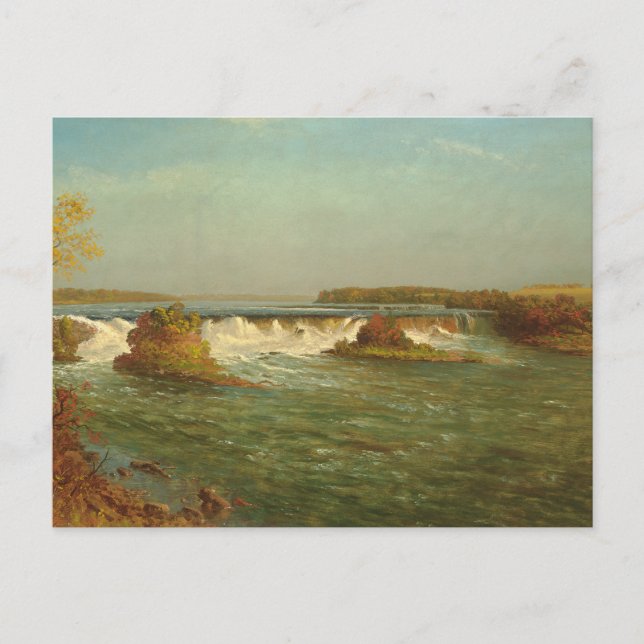 Carte Postale Les Chutes de Saint Anthony, vers 1887 (huile sur  (Devant)