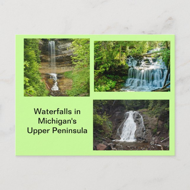 Carte Postale Les chutes du Michigan (Devant)