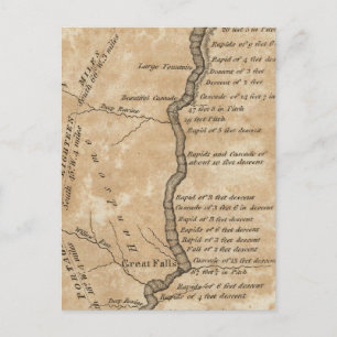 Carte Postale Les chutes du Missouri
