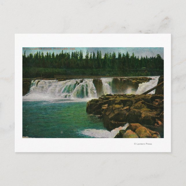 Carte Postale Les chutes Willamette à Portland (Devant)
