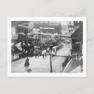 Carte Postale Les citoyens de Deadwood fêtent l'achèvement de 3