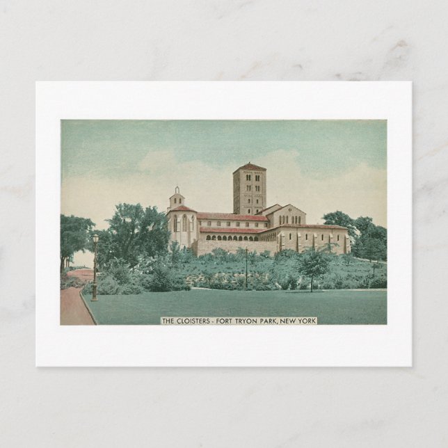 Carte Postale Les Cloîtres Fort Tryon Park, New York (Devant)