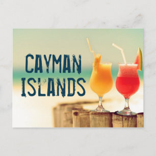 Carte Postale Les cocktails des îles Caïmans