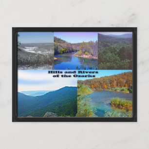 Carte Postale Les collines et les rivières des Ozarks