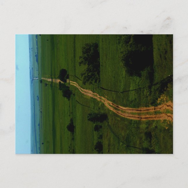 Carte Postale les collines Flint du Kansas (Devant)