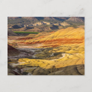 Carte Postale Les collines peintes dans les lits de fossiles de