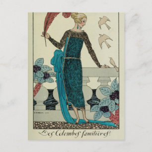 Carte Postale Les Colombes Familières