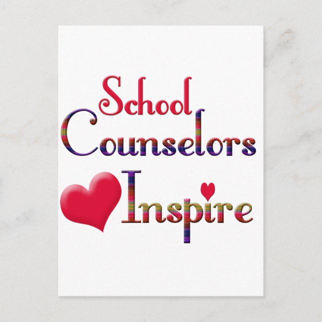 Carte Postale Les conseillers scolaires inspirent (Devant)