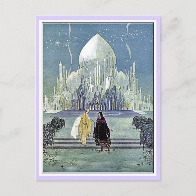 Carte Postale Les contes de fées français : Princesse et Prince  (Devant)