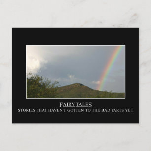 Carte Postale Les contes de fées n'ont pas vraiment de fins heur