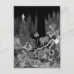 Carte Postale Les contes de Poe sur le mystère et l'imagination