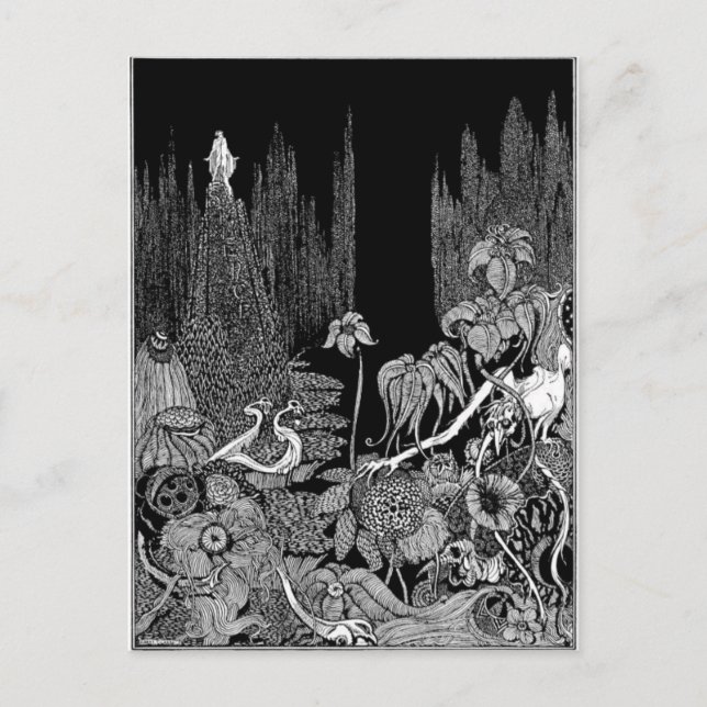 Carte Postale Les contes de Poe sur le mystère et l'imagination (Devant)